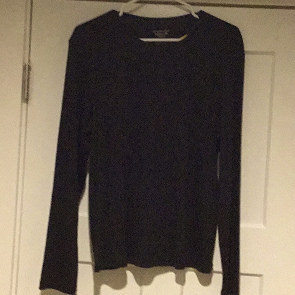 NWT Women’s navy long sleeve cotton tee, L